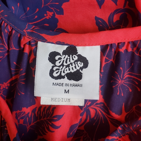 Vintage 80s Hilo Hattie Floral Muumuu - Picture 6 of 8